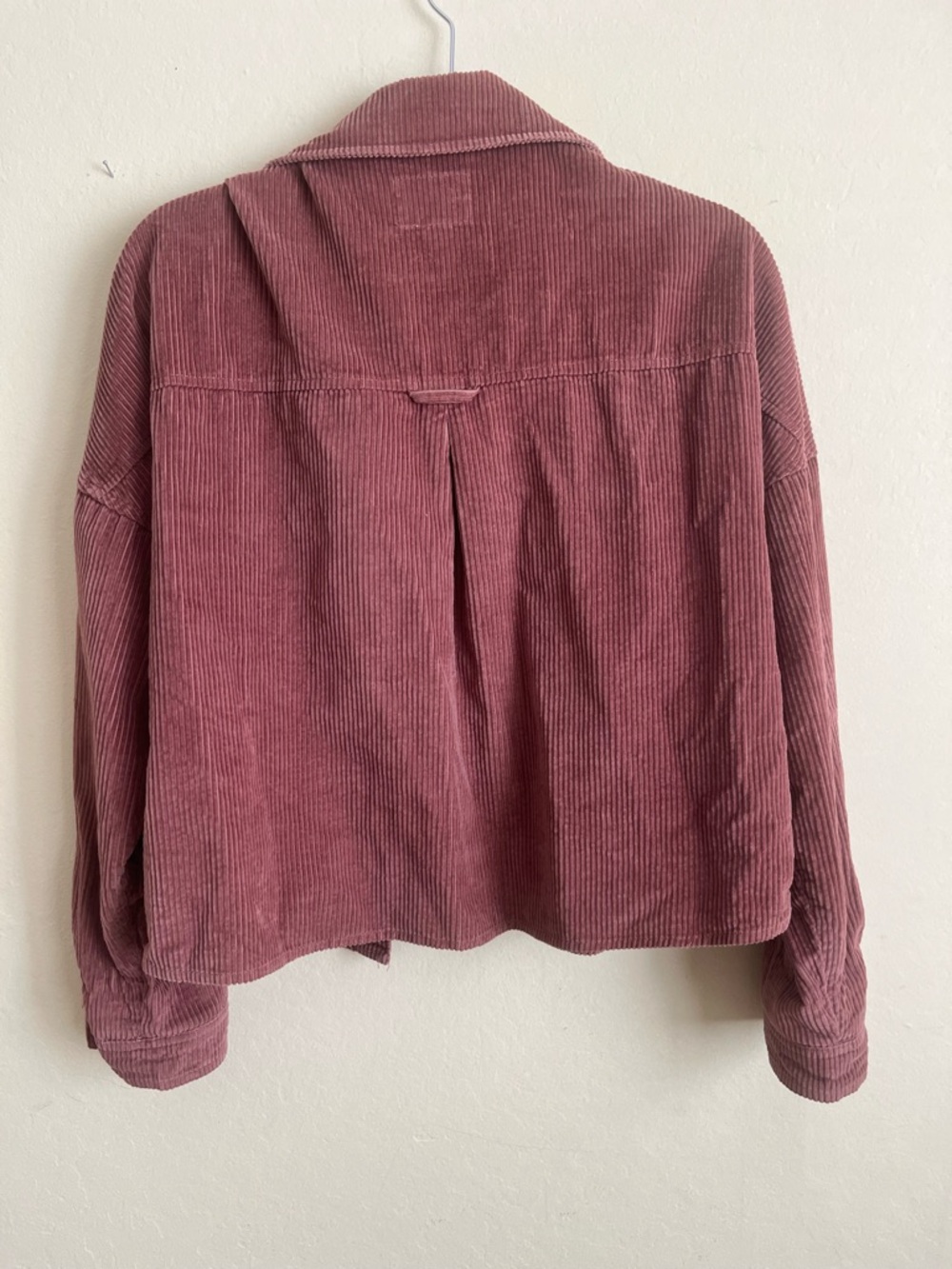 American Eagle Outfitters Dusty Rose Corduroy button up - Picture 2 of 3